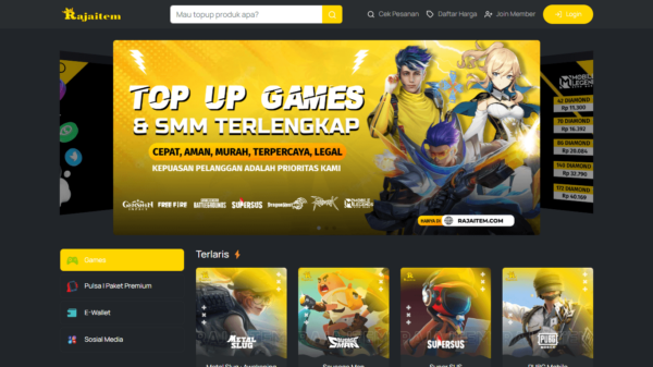 RajaItem.com - Top Up game murah dan SMM terpercaya